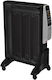 Konvektorheizung Boden 1500W Mica mit elektronischem Thermostat Schwarz