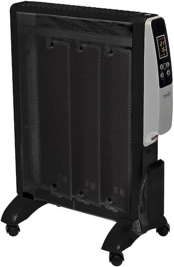 Konvektorheizung Boden 1500W Mica mit elektronischem Thermostat Schwarz