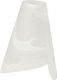 Lighting Fixture Glass Replacement E14 White 12.5x10.5x16.5cm Sinialo 2900501