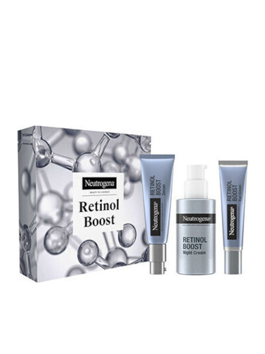 Neutrogena Retinol Boost Skin Care Set for Αnti-ageing & Moisturizing 3pcs