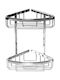 Tesa Wall Mounted Bathroom Shelf Metallic
