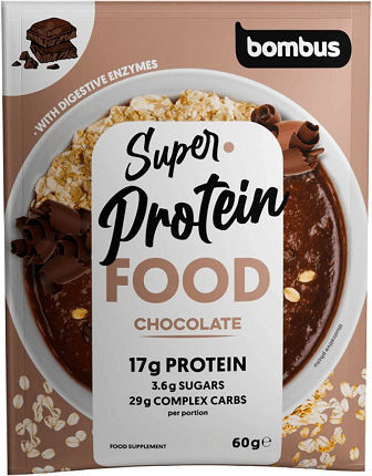 Bombus Super Protein Food με Γεύση Σοκολάτα 60gr