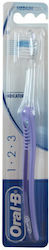 Oral-B 1-2-3 Indicator Zahnbürste Mittel Purple