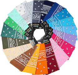 Classic Beige Paisley Hair Bandana