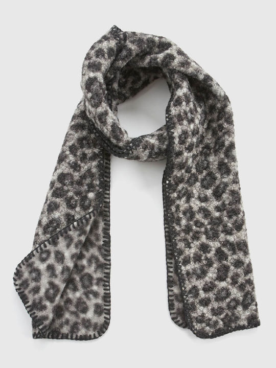 Verde Women's Wool Scarf Black