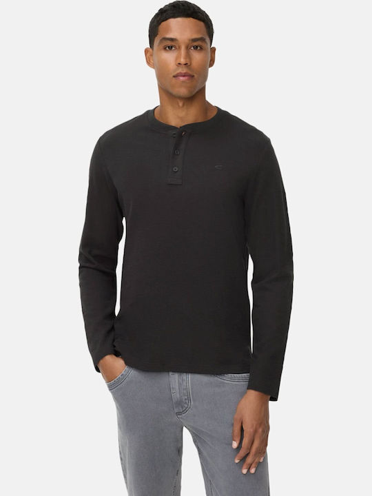 Henley T-shirt Ανθρακί