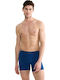 Short Men's Boxers Blue/Dark Grey 2Pack