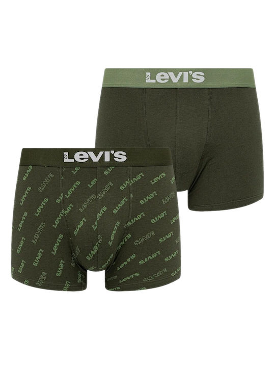 Levi's Herren Boxershorts Green Combo 2Packung