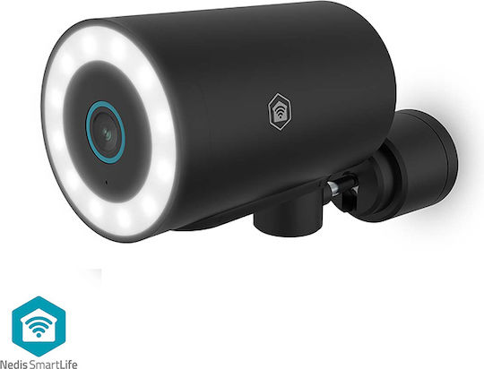 Nedis WIFICO41CBK IP Κάμερα Παρακολούθησης Wi-Fi 4K Αδιάβροχη