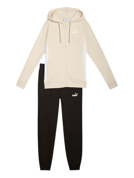 PUMA Σετ Φόρμας Μπεζ