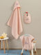 Palamaiki Baby Bath Set with Hood Joia Pink 60x75cm