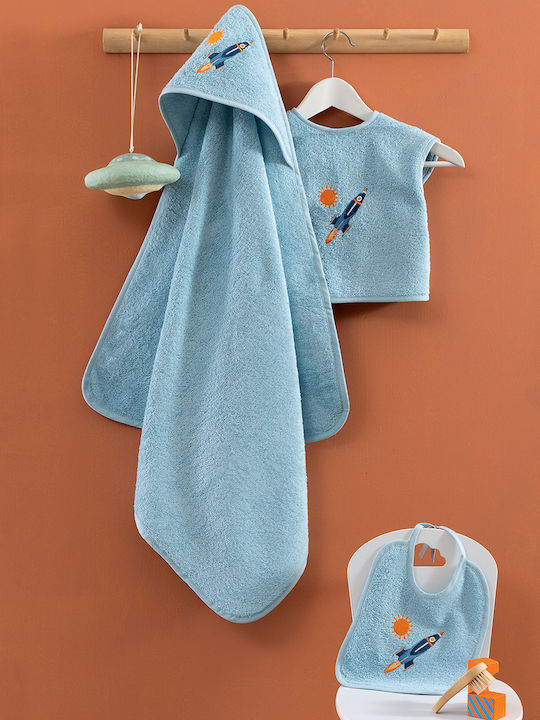 Palamaiki Baby Bath Set with Hood Joia Pink 60x...