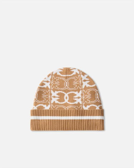 Bulgaria Beanie Unisex Σκούφος Πλεκτός σε Μπεζ χρώμα