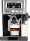 Beem Mașină de Espresso 1450W Presiune 15bar pentru Cappuccino Argintie