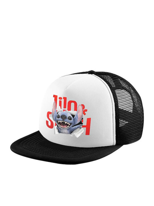 Stitch Movie Adult Soft Trucker Cap Mesh Black ...