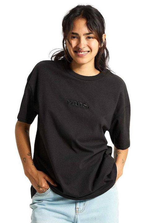 Vans W Essential Tricou Damă Oversized Negru