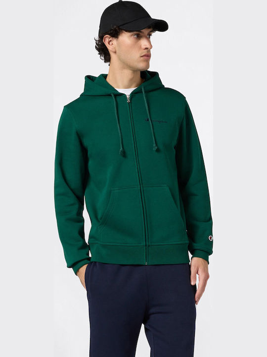 Champion Sweatshirt with Hood Forest Peak Green