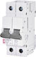 Автоматичен прекъсвач Mcb 2p 10a 6ka Крива B Etimat P6 001900208 Eti