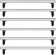 Menabo Bare de Acoperiș Aluminiu 140cm. pentru Mercedes-Benz Sprinter 2007-2010 (Set cu picioare)