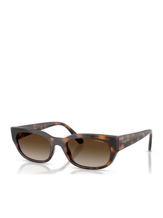 Vogue Women's Sunglasses with Brown Tartaruga P...
