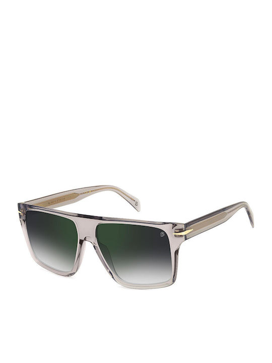 David Beckham Men's Sunglasses with Gray Plasti...
