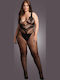 Bodysuit Sexy Linii Evidențiate Osx Negru