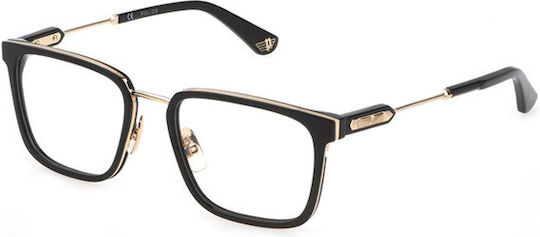Police Vplf09 0300 Men's Eyeglass Frame