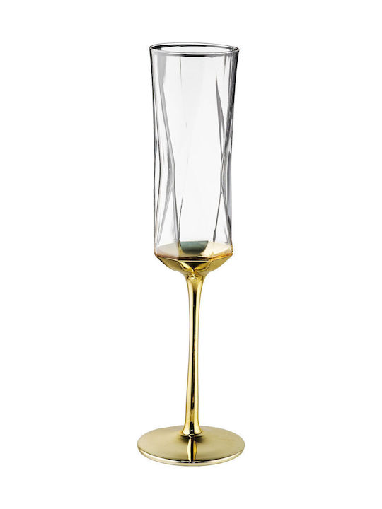 Georgiou Champagne Glasses for Wedding Ecru 1pcs