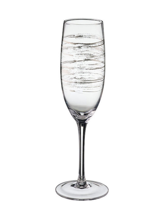 Georgiou Champagne Glasses for Wedding Ecru 1pcs