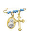 Savvas Design Child Safety Pin made of Gold 14K