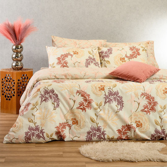 Melinen Sheet Sets Queen with Elastic 160x200+32cm. Alessandro Apple 4pcs