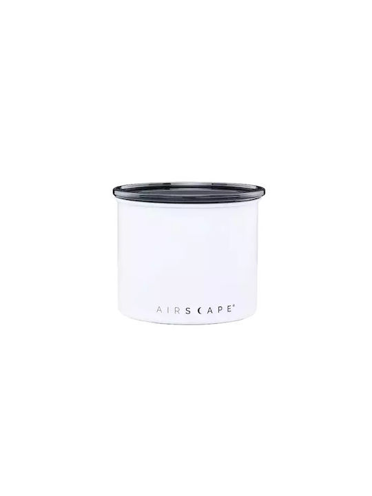 Airscape Ваза за Кафяв с херметически затворен капак Металик Бял 850мл