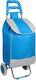 Stoff Einkaufswagen Blau