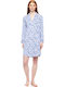 Pink Label Winter Women's Nightdress Dream Blue