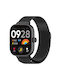 Redmi Watch 4 Xiaomi Smart Band 9 Pro Milan Magnetic Stainless Steel Mesh Wearable Strap Black