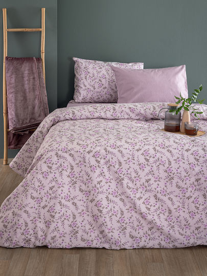 Palamaiki Duvet Cover Set Cotton Queen with 2 Pillowcases 240x250 Fb0235 Beauty, Fb0235