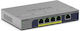 NetGear GS105PP Unmanaged L2 PoE Switch με 5 Θύρες Gigabit (1Gbps) Ethernet
