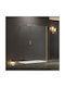 Karag Walkin 1 Σταθερό Πλαϊνό Ντουζιέρας 170x200cm Clear Glass Oro