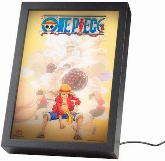 One Piece Luffy Gerahmtes LED-Druck 28x20x5cm