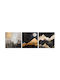 Πίνακας Καμβάς Σετ 3τμχ 463snt1366 30x30cm Multi Wallity Τετράγωνοι Ξύλο Καμβάς