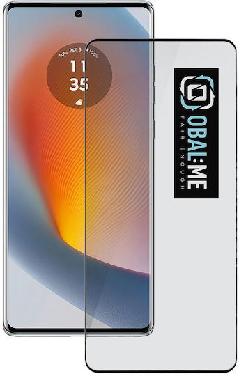 Full Glue Tempered Glass Motorola Moto Edge 50 Fusion Black