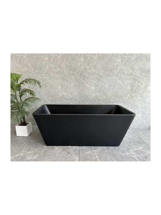 Inter Ceramic Μπανιέρα Ελεύθερης Τοποθέτησης Ακρυλική 161.5x72x57cm