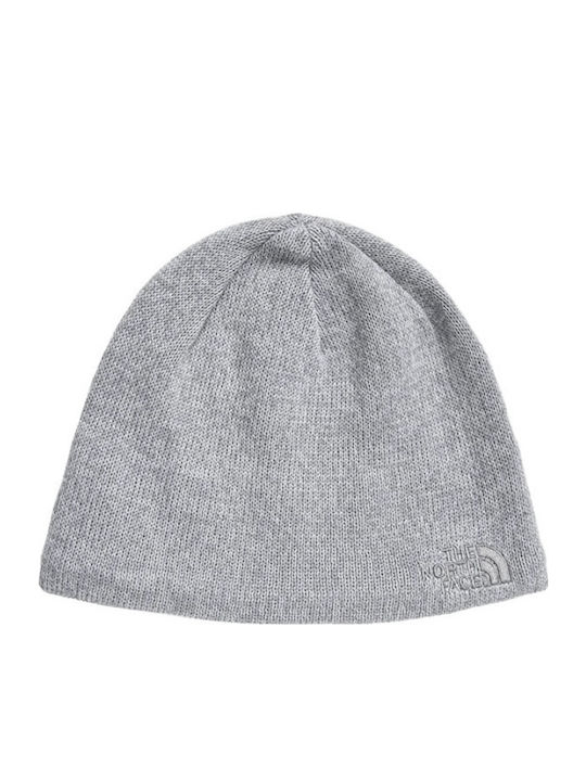 Beanie Unisex Σκούφος Πλεκτός σε Γκρι χρώμα