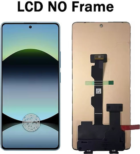 Οθόνη OLED mit Touch-Mechanismus für Xiaomi Redmi Note 14S (Schwarz)