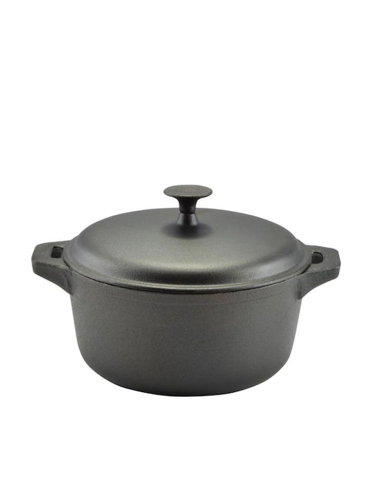 Perfect Home Tiefer Topf aus Gusseisen 4.2Es / 24cm