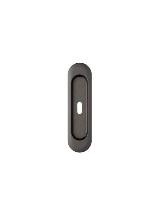 Roline Χούφτα Πόρτας με Οπή Γκρι 33mm K820-02