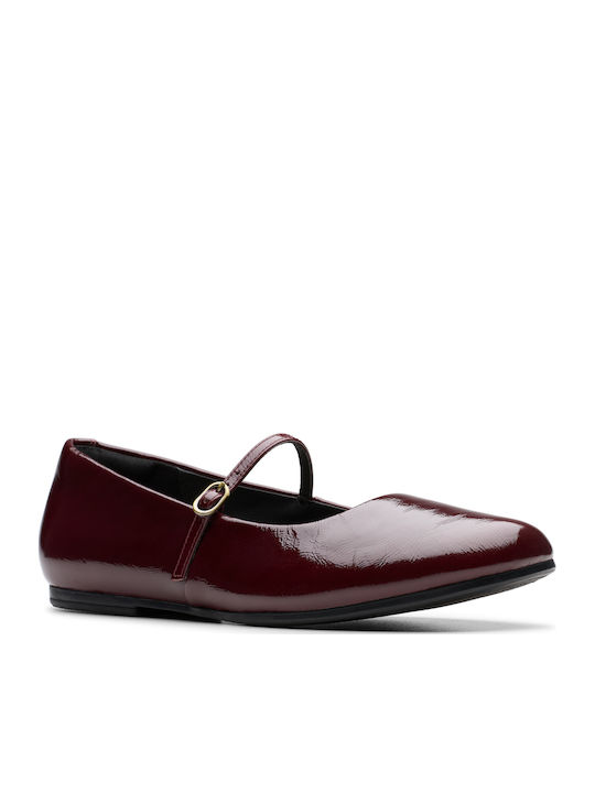 Clarks Patent Leather Ballerinas Livia With str...
