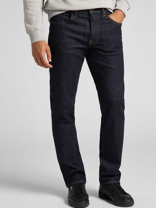 Lee Brooklyn Pantaloni Blugi pentru Bărbați Elastic Straight Albastru închis