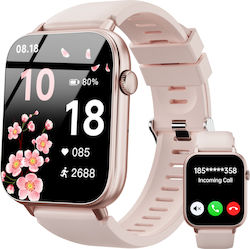 Oukitel V3 Smartwatch με Παλμογράφο (Ροζ)