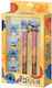 Stitch & Angel Donut Set 2 Pencils + 4 Erasers